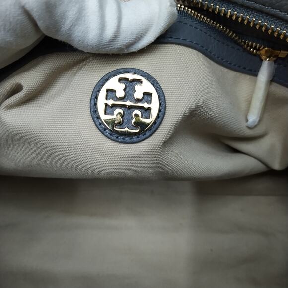 Tory Burch Multicolor Leather Suede Double Handles Zipper Satchel Shoulder Bag - Picture 12 of 16